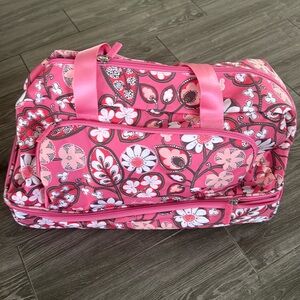 Vera Bradley rolling duffel bag